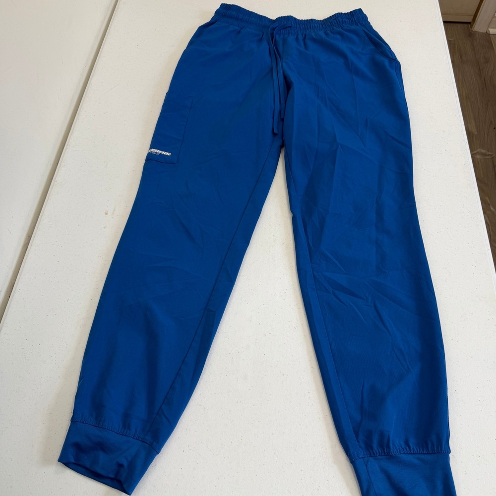 Skechers by Barco Royal Blue Jogger Scrub Pants Small RN50681 Drawstring Cargo